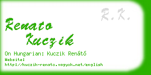 renato kuczik business card